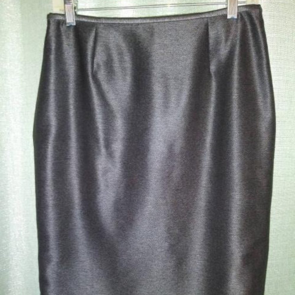Calvin Klein Gray Suit Skirt